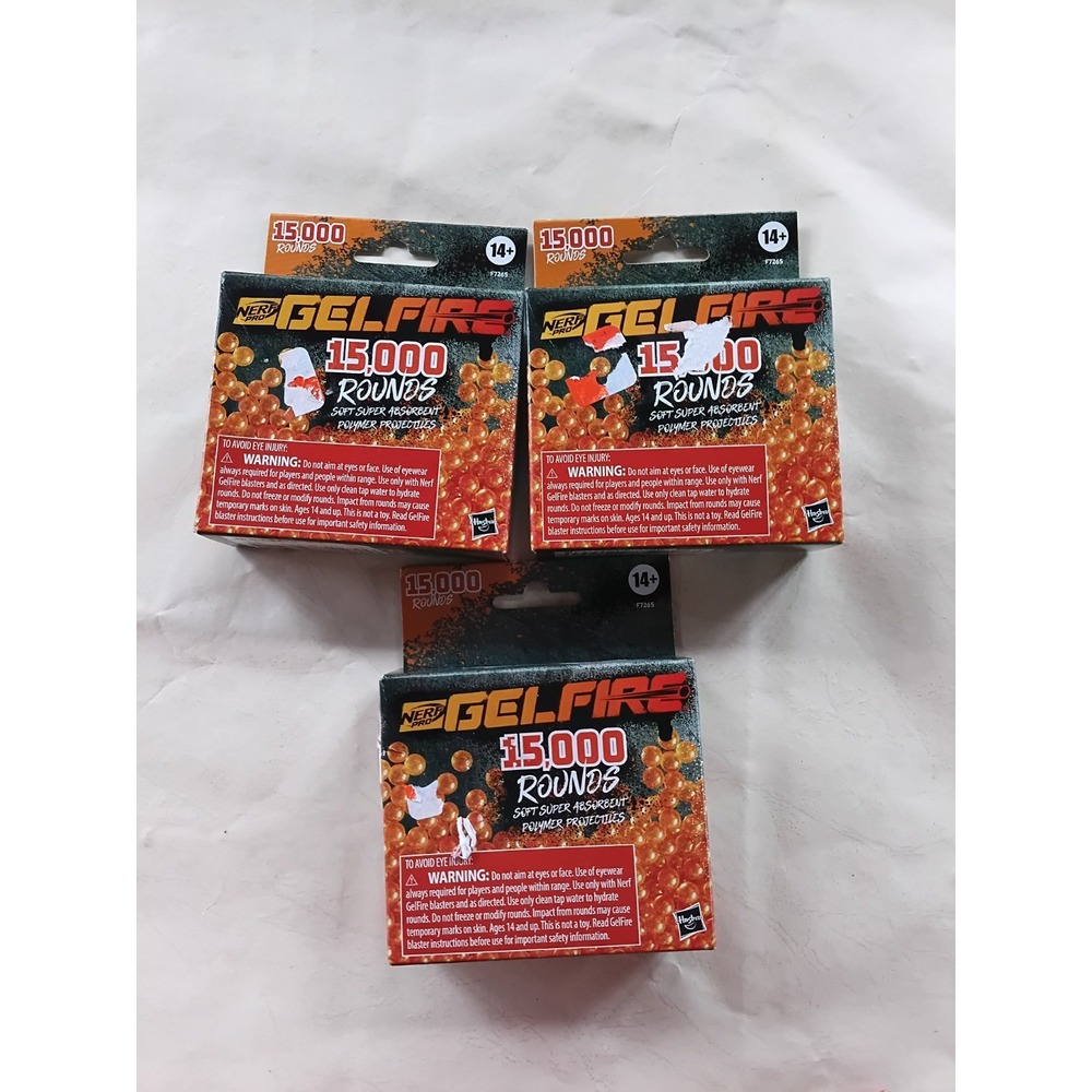 Nerf Pro Gelfire Refill 45,000 Dehydrated Gelfire Rounds For Gel Fire Nerf Guns